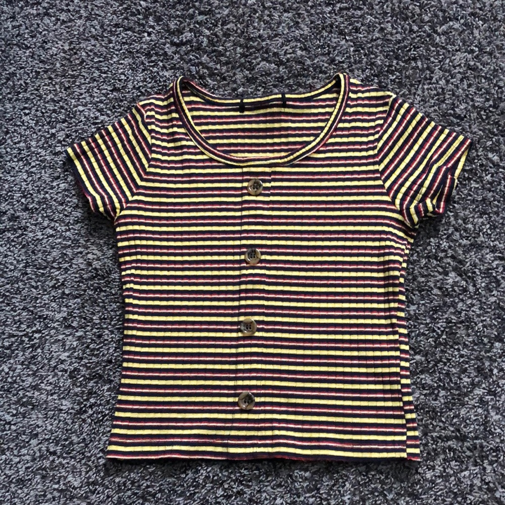 Striped tight shirt